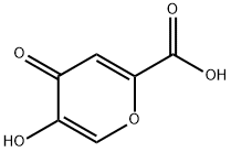 5-hydroxy-4-oxo-4H-pyran-2-carboxylic acid  Structure