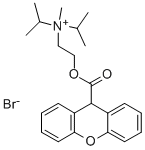 Propantheline bromide  Structure