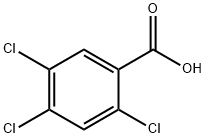 2,4,5-Trichlorobenzoic acid Structure