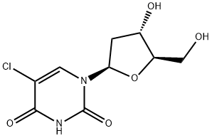 5-CHLORO-2'-DEOXYURIDINE Structure
