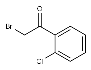 2-Bromo-2'-chloroacetophenone Structure