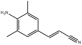 (E)-3-(4-amino-3,5-dimethylphenyl)acrylonitrile Structure