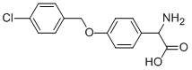 DL-4-[(4-CHLOROPHENYL)METHOXY]-PHENYLGLYCINE Structure