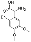 AMINO(2-BROMO-4,5-DIMETHOXYPHENYL)ACETIC ACID Structure