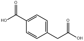 4-CARBOXYPHENYLACETIC ACID Structure