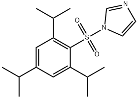 1-(2,4,6-Triisopropylphenylsulfonyl)imidazole Structure