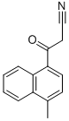 3-(4-METHYL-1-NAPHTHYL)-3-OXOPROPANENITRILE Structure
