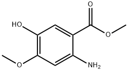 Methyl 2-amino-5-hydroxy-4-methoxybenzoate Structure