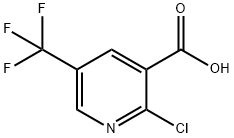 2-Chloro-5-(trifluoromethyl)-3-pyridinecarboxylic acid Structure