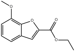 ETHYL 7-METHOXYBENZOFURAN-2-CARBOXYLATE Structure
