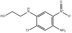 2-CHLORO-5-NITRO-N-HYDROXYETHYL P-PHENYLENEDIAMINE Structure