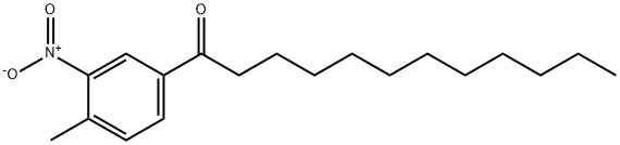 4-Methyl-3-nitrolaurophenone  Structure