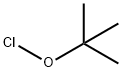 tert-Butyl Hypochlorite Structure