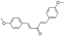 BIS(4-METHOXYBENZYLIDENE)ACETONE Structure