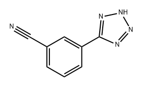 3-(2H-TETRAZOL-5-YL)BENZONITRILE Structure