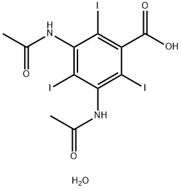 Diatrizoic Acid Dihydrate Structure