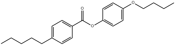 4-N-PENTYLBENZOIC ACID 4'-N-BUTOXYPHENYL ESTER Structure