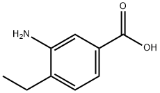 3-AMINO-4-ETHYLBENZOIC ACID Structure
