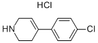 4-(4-CHLOROPHENYL)-1,2,3,6-TETRAHYDROPYRIDINE HYDROCHLORIDE Structure