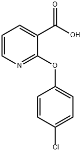 2-(4-CHLOROPHENOXY)NICOTINIC ACID Structure
