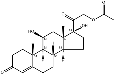 Fludrocortisone acetate Structure