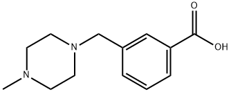 3-(4-Methylpiperazin-1-ylmethyl)benzoic acid Structure