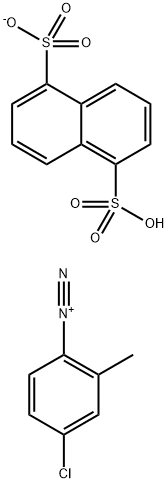 Fast Red TR salt 1,5-Naphthalenedisulfonate salt Structure