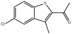 2-ACETYL-5-CHLORO-3-METHYLTHIANAPHTHENE Structure