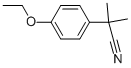 2-(4-ETHOXYPHENYL)-2-METHYL PROPIONITRILE Structure