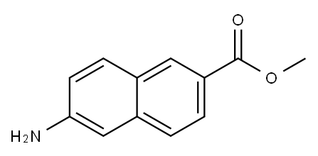 6-AMINO-2-NAPHTHOIC ACID METHYL ESTER Structure