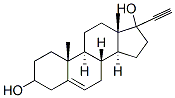 17-Ethinylandrost-5-ene-3,17-diol Structure