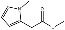 Methyl 1-methyl-2-pyrroleacetate Structure