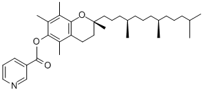 (±)-α-Tocopherol nicotinate Structure