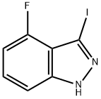 4-Fluoro-3-iodo-1H-indazole Structure