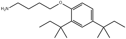 4-[2,4-Bis(1,1-dimethylpropyl)phenoxy]-1-butanamine Structure