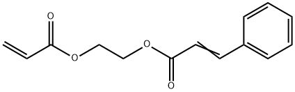 2-CINNAMOYLOXYETHYL ACRYLATE Structure