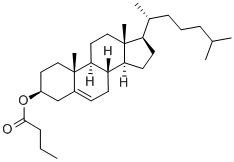 3beta-Hydroxy-5-cholestene 3-butyrate Structure
