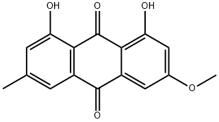 Emodin-3-methyl ether Structure