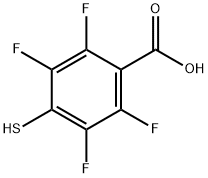 2,3,5,6-tetrafluoro-4-mercapto-Benzoic acid Structure