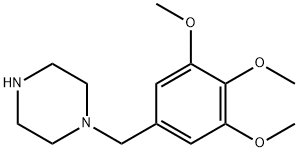 1-(3,4,5-TRIMETHOXY-BENZYL)-PIPERAZINE Structure