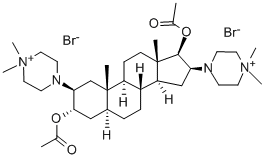 Pipecuronium bromide Structure