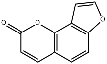 2-Oxo-(2H)-furo(2,3-h)-1-benzopyran Structure