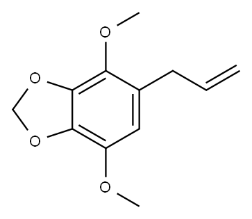 4,7-DIMETHOXY-5-(2-PROPANYL)-1,3-BENZODIOXOLE Structure