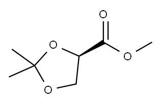 (R)-(+)-2,2-DIMETHYL-1,3-DIOXOLANE-4-CARBOXYLIC ACID METHYL ESTER Structure