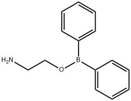 2-Aminoethoxydiphenyl borate Structure