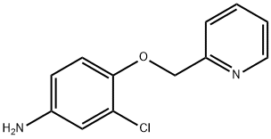 3-chloro-4-(pyridin-2-ylmethoxy)aniline Structure