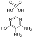 4,5-DIAMINO-6-HYDROXYPYRIMIDINE SULFATE Structure