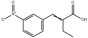 ALPHA-ETHYL-3-NITROCINNAMIC ACID Structure