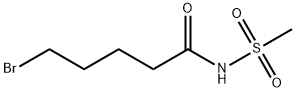 N-(-Bromovaleryl)methanesulfonamide Structure