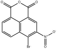 4-BROMO-3-NITRO-1,8-NAPHTHALIC ANHYDRIDE Structure